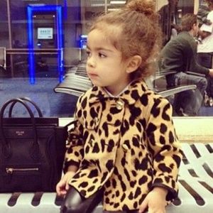 Baby gap cheetah print coat toddler 2t